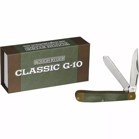 Rough Rider Knives Rough Ryder 2086 Trapper Green G10 - Image 2