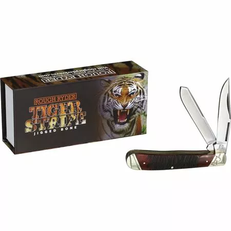 Rough Rider Knives Rough Rider 2218 Tiger Trapper - Image 2