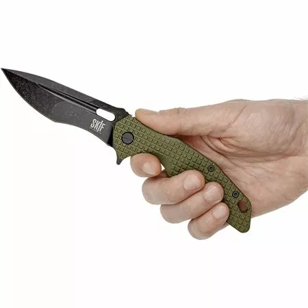Skif Knives Skif 423SEBG Defender Framelock BSW Olive - Image 5