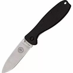 ESEE Knives ESEE KR1 Zancudo Framelock Folding Pocket Knife With Matte Finish Stainless Back Handle