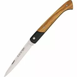 Nieto Knives Nieto 107N Navaja Linea Camping Folding Pocket Knife With Natural Olive Wood Handle