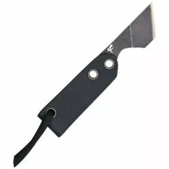 Fred Perrin Knives Fred Perrin DKPLB Le Kiridashi Black Finish Folder Folding Pocket Knife With Black G-10 Handle