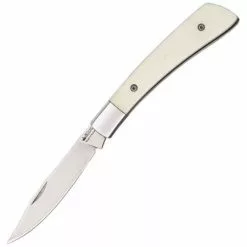 Kizer Cutlery & Knives Kizer 0165 Gent Folder Polished Finish Folding Pocket Knife With White Smooth Bone Handle