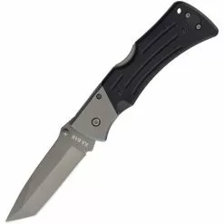 Ka-Bar Knives Ka-Bar 3064 Mule Lockback Folding Pocket Standard Edge Tanto Blade Knife With Black G-10 Handles