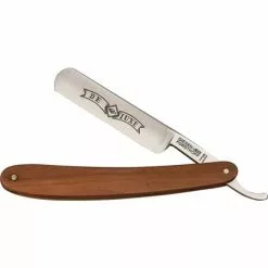 Timor Straight Razor Knives Timor M394 Straight Razor With Dark Plum Wood Handle