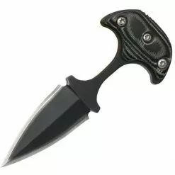 ABKT Tac 0016 Neck Fixed Dagger Blade Knife With T-Handle
