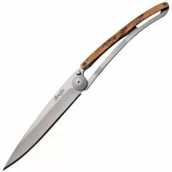 Deejo Knives Deejo 1CB002 Juniper 37 Gram Linerlock Folding Pocket Knife