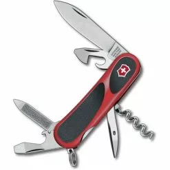 Swiss Army Knives Swiss Army 23803CX2 Evogrip Multi-Tool Folding Pocket Knife With Red And Black Nylon Handle