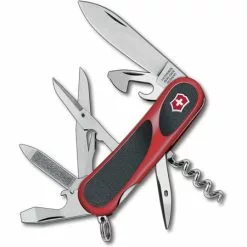 Swiss Army Knives Swiss Army 23903CX4 Evogrip Multi-Tool Folding Pocket Knife With Red And Black Nylon Handle