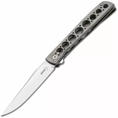 Boker Tree Brand Knives Boker Plus 01BO730 Urban Trapper Framelock Folding Pocket Knife With Titanium Handle
