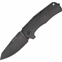 Lion Steel Knives Lion Steel TM1MB TM1 Micarta Lockback Folding Pocket Knife