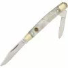 Hen & Rooster Knives Hen & Rooster 302CI Pen Knife Folding Pocket Knife With Cracked Ice Celluloid Handle
