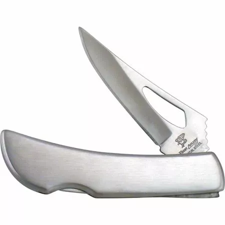 Frost Cutlery & Knives Frost 15483SS Silver Hawk Stainless Lockback Folding Pocket Knife