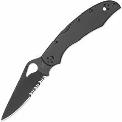 Byrd Brand Knives Byrd 03BKPS2 Cara Cara 2 Part Serrated Part Serrated Blade Lockback Folding Pocket Knife