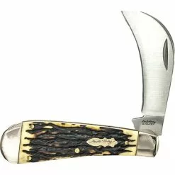 Schrade Knives Schrade 16UH Uncle Henry Hawkbill Pruner Folding Pocket Knife With Staglon Handle