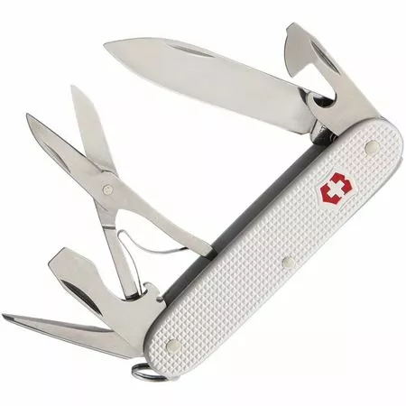 Swiss Army Knives Swiss Army 0823126 Pioneer X Silver Alox With Aluminum Silver Handle