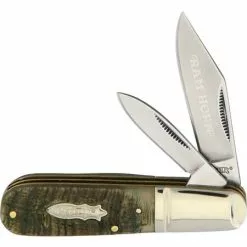 Marbles Outdoors Knives Marbles 365 Ram's Horn Small Barlow Folding Knife With Stainless Steel Construction Blade