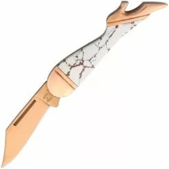 Rough Rider Knives Rough Rider 1529 Copperstone Leg Knife With Synthetic Stone Handle