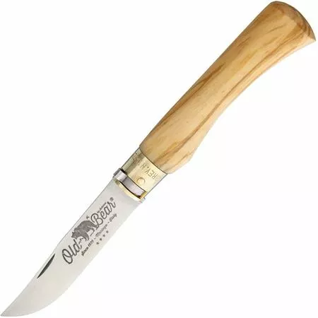Antonini SOS Knives Antonini SOS 930723LU Extra Large Folder Folding Knife With Olive Wood Handle