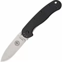 ESEE Knives ESEE 1302 Avispa D2 Framelock Folding Pocket Knife With Black Gfn Front Handle