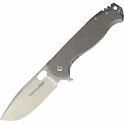 Viper Knives Viper 5950TI Fortis Satin Blade Titanium Folding Pocket Knife With Stonewash Finish Handle