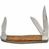 China Made 2112333 Stockman Folding Pocket Knife With Brown Smooth Wood Handle