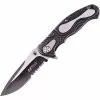 MTech Knives MTech 986S Part Serrated Framelock Folding Pocket Knife