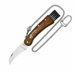 Fox Knives Fox 403 Mushroom Knife Folding Pocket Knife With Brown Wood Handle