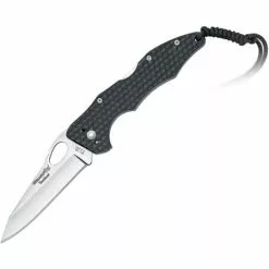 Blackfox Knives Blackfox 105 Tactical Lockback Folding Pocket Stainless Tanto Blade Knife With Black Textured G-10 Handle