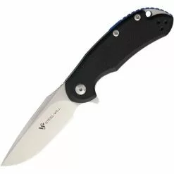 Steel Will Knives Steel Will C22M2BK Cutjack C22M-2Bk Linerlock Folding Pocket Knife With G10 Handle