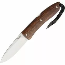 Lion Steel Knives Lion Steel 8800ST Opera Santos Wood Lockback Folding Pocket Knife