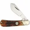 Rough Rider Knives Rough Rider 1727 Cotton Sampler Folding Pocket Knife With Brown Stag Bone Handle