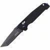 Elite Tactical Knives Elite Tactical 1016TBSO Rapid Lock Folder Knife With Black G10 Handle