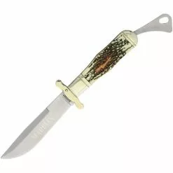 Marbles Outdoors Knives Marbles 416 Safety Folder Knife With Imitation Stag Handle