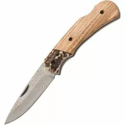 Browning Knives Browning 0297 Browning Second Chance Lockback Knife With Zebra Wood Handle