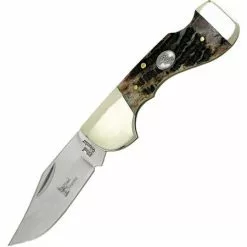 Frost Cutlery & Knives Frost SW105WABS Choctaw Lockback Knife With Winter Aged Bone Handle