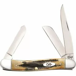 Case XX Knives Case 03578 Medium Stockman Bonestag Knife With Bonestag Handle