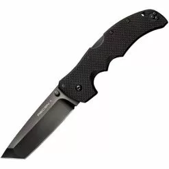 Cold Steel Knives Cold Steel 27BT Recon 1 Lockback Tanto Knife With Black G10 Handle
