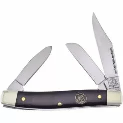 Frost Cutlery & Knives Frost CR504CBH Crowing Rooster Stockman Knife With Buffalo Horn Handle