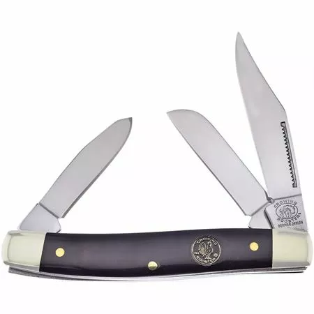 Frost Cutlery & Knives Frost CR504CBH Crowing Rooster Stockman Knife With Buffalo Horn Handle