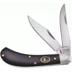 Frost Cutlery & Knives Frost ECS528CBH E. C. Simmons Saddlehorn Knife With Buffalo Horn Handle