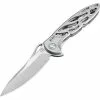Artisan Knives Artisan 1801GGYM Dragonfly Framelock M390 Stainless Blade Knife With Gray Titanium Handle