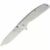 Winchester Knives Winchester 1506 Ironsight Framelock Drop Point Blade Knife With Brushed Stainless Handle