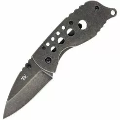 Winchester Knives Winchester 1513 Blind Side Framelock Drop Point Blade Knife With Black Stonewash Finish Stainless Handle