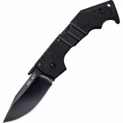 Cold Steel Knives Cold Steel 58M AK-47 Lockback Black DLC Coated Drop Point Blade Knife With Black Textured G-10 Handle