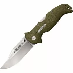 Cold Steel Knives Cold Steel 21A Bush Ranger Lite Lockback Knife With Green Handle