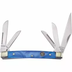 Frost Cutlery & Knives Frost CR117BBY Kentucky Knife With Blue Resin Handle