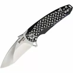Krudo Knives Krudo 303 Revolute Framelock Knife With Black 420J2 Stainless Handle