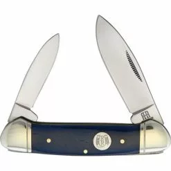 Rough Rider Knives Rough Rider 1949 Blue Smooth Bone Canoe