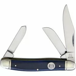 Rough Rider Knives Rough Rider 1954 Stockman Blue Smooth Bone